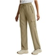 thumbnail image 4 of BLVB Women's Hiking Cargo Pants Quick Dry Lightweight Water Resistant Travel Camping Athletic Pants with Pockets, 4 of 7
