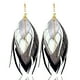 thumbnail image 1 of VANGANIA aretes largos de mujer negro con cadena regalo para mujer joyería, 1 of 5