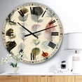 thumbnail image 2 of DesignArt Old Style Feathers Catalogue Large Wall Clock, 2 of 2