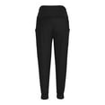 thumbnail image 5 of XIAfhje Pants For Women Cropped Pants Tapered Pants Casual High-Waisted Pleated Leggings With Pocket High Waisted Casual Pants Baggy Stretchy Capri Pants For Women Plus Size Wide Leg, 5 of 6