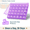 Purple, variant on ComfiTime Monthly Pill Organizer Once a Day - 30 Day Pill Organizer Box - Squeeze to Open - Large Compartments Portable Case for Travel, Month Pill Cases Medicine Organizer for Vitamin