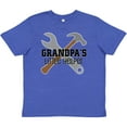thumbnail image 3 of Inktastic Grandpa Little Helper Youth T-Shirt, 3 of 5
