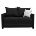 thumbnail image 1 of Love seat El Bazar Store Atlanta Lino negro 2 plazas Modular Moderno, 1 of 4