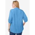 thumbnail image 6 of Woman Within Plus Size Rayon Pintucked Effortless Tunic Blouse, 6 of 6