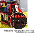 thumbnail image 5 of Car Detailing Cart with Wheels – DIY 3-Tier Heavy-Duty Mobile Utility Organizer for Car Wash & Auto Repairs – Adjustable Side Trays, Tool Hooks – Workshop Storage for Mechanics & Detailers, 5 of 12