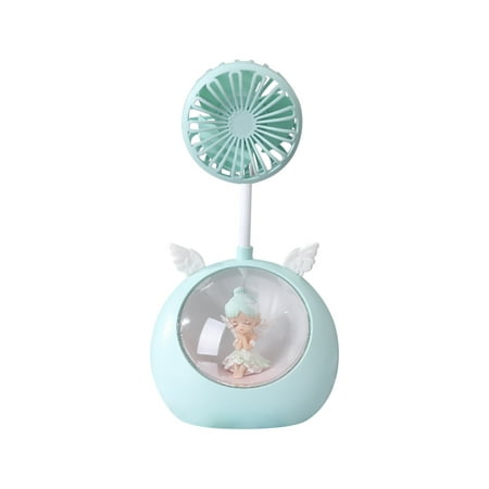 

Hfyihgf Portable Night Light Small Fan Personal Desktop Fan Night Light Mini Fan For Room Office Bedroom Camping