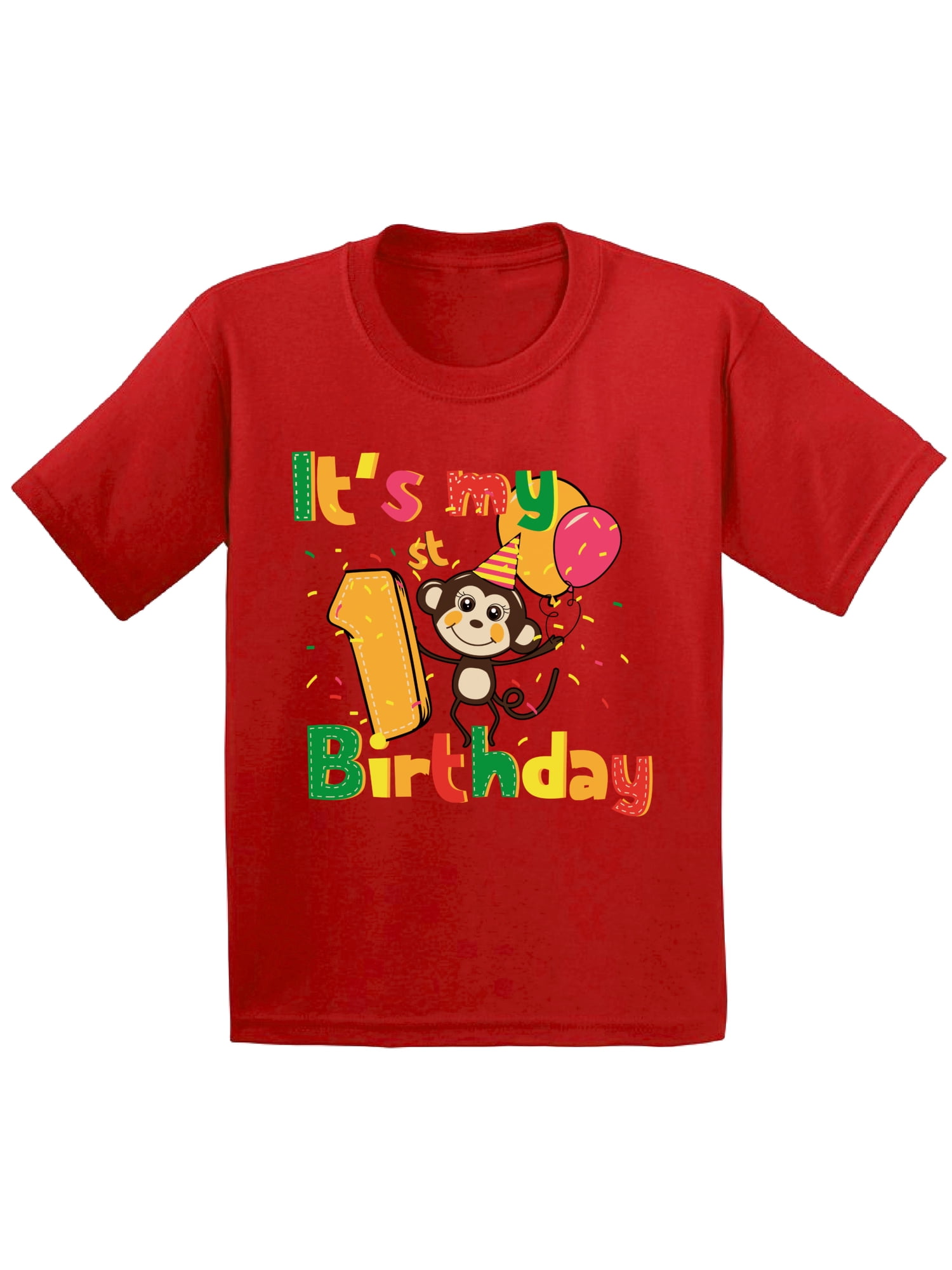Awkward Styles Monkey Birthday Infant Shirt Birthday Monkey Baby Shirt