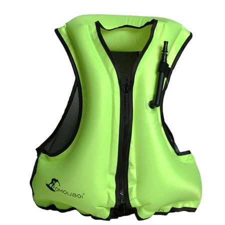 KABOER Inflatable Snorkel Vest Life Jacket Kayak Buoyancy Aid Vest Sailing Fishing (Best Inflatable Life Jacket For Fishing)