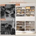 thumbnail image 4 of Homieasy 2-Pack 10-Tier Shoe Cabinet Set with 4 Drawers, 65cm Width Freestanding Organizer – for Entryway, Bedroom, Living Room,White, 4 of 9