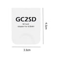 thumbnail image 4 of Adaptador Tarjeta Memoria Plug And Play para Consolas Juegos GameCube (blanco), 4 of 4