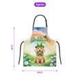 thumbnail image 5 of Happy St. Patrick’s Day Goldendoodle with Green Hat Shamrocks Rainbow Apron Doodle Dog Lover Gifts Idea for Cooking Grilling Baking Painting Gardening - 03007, 5 of 5