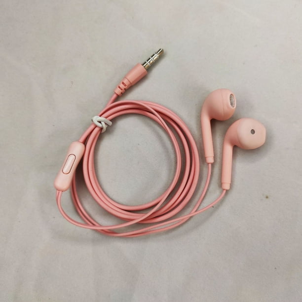 Auriculares electrónicos con cable y micrófono, auriculares internos con aislamiento de ruido, potentes y de alta definición, compatibles con la mayoría de los auriculares de 3,5 mm.