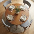 thumbnail image 4 of Comedor moderno circular para 4 personas color gris, 4 of 7