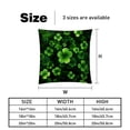 thumbnail image 5 of Saint Patrick's Day Velvet Pillow Covers Set of 2 with Unique Patterns for Decorative Pillows - 16x16, 18x18, 20x20 Inches for Various Occasions, 5 of 6