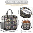 thumbnail image 5 of Day Of the Dead Halloween Pattern Womens Lunch Box for Work,Insulated Large Lunch Bag for Tween and Teen,Loncheras Para Mujer,Leakproof Adult Lunch Bag for Work,Beach,Travel,Picnic,Camping, 5 of 7