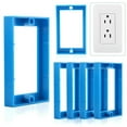 thumbnail image 3 of 6 Pcs 1/2inch Single Gang Receptacle Outlet Box Extenders, with Screws, Electrical Outlet Extender for Electrical Box, 3 of 7