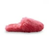 Joe Boxer Womens Plush Pink Faux Fur Slippers Scuffs