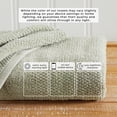 thumbnail image 5 of Great Bay Home Quick Dry Cotton Textured 6 Pack Hand Towel Set, Eucalyptus, 5 of 7