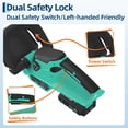 thumbnail image 4 of Memoryfield 22" Cordless Hedge Trimmer, 20V Electric Hedge & Grass Trimmer with 2 x 2.0Ah Batteries and Charger, Lightweight Handheld Shrub Pruner for Lawn & Garden, Blue, 4 of 8