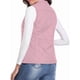 thumbnail image 5 of Chaleco Acolchado con Cuello Alto, Cremallera y Bolsillos para Mujer Rosa M, 5 of 10