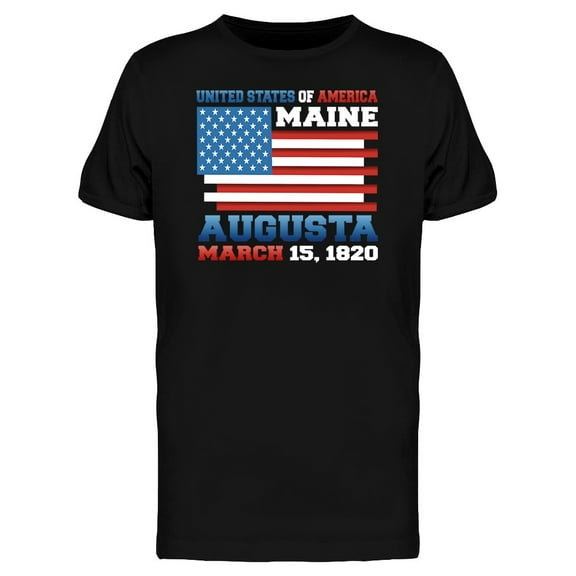 United States Of America Maine Tee Men's -Image by Shutterstock