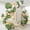 124pcs Sage Green White Gold Confetti Balloons, variant on Sage Green Balloons Arch Kit, 124pcs Green and Gold Balloons Sage Green White and Gold Balloons for Birthday Baby Shower Wedding Party Decorations