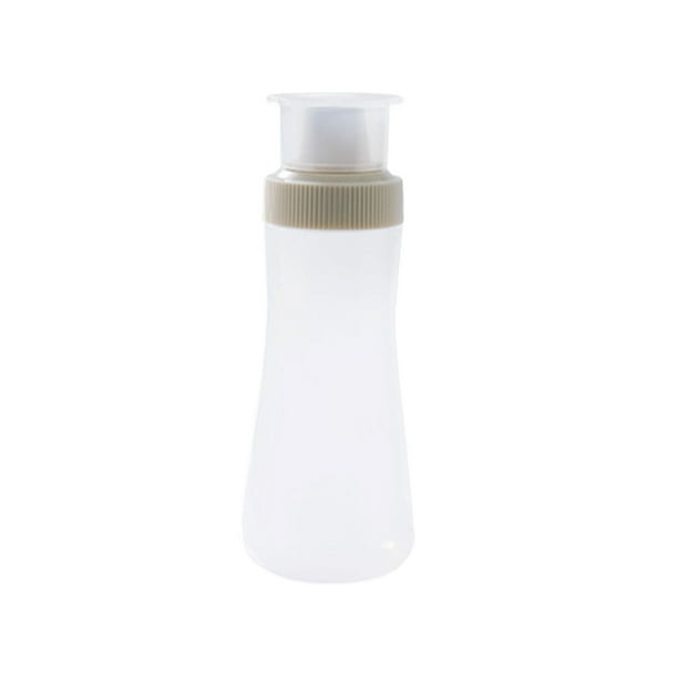 Botellas de plástico exprimibles de 325 ml con tapa abatible para condimentos, aceite, glaseado, líquidos. Botella exprimible porosa para ketchup, mostaza, mayonesa, jarabe, aderezo. Dispensador de