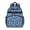 Pink and Blue Leopard Print, variant on Pink and Purple Leopard Print Cute School Backpack Bag for School with Padded Back and Adjustable Shoulder Straps 15.25"x11.5"x5.25"