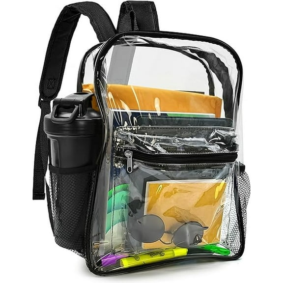 Clear Backpack Any Age by Guard Dog Security, Transparent Backpack for Sports Events and Concerts