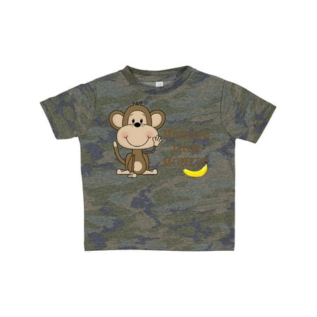 

Inktastic Mommy s Little Monkey Gift Toddler Boy or Toddler Girl T-Shirt