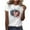 Multicolor, variant on Womens T-shirts Short Sleeve Round Neck Independence Day Printed T-shirt Multicolor XXXL