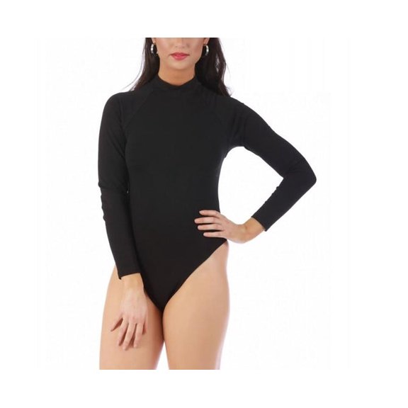 InstantFigure Bodysuit W/Mock Neck and Long Sleeves 169703