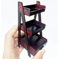 thumbnail image 4 of ziyahi Simulation Miniature Plant Stand Indoor Display Rack Wooden Outdoor Stands, 4 of 9