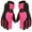 Pink, variant on Luxalzxs Gloves for Cold Weather Kids Boys Girls Snow Windproof Mittens Outdoor Sports Skiing Gloves for Children (4-9 Years)