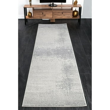 LaDole Rugs Logan Grey Rustic Modern Contemporary Area Rug Runner Tapis 7'10"x10'6"