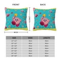 thumbnail image 4 of Throw Pillow Covers 20"x20" Inch, Kirby Decorative Pillow Case for Sofa Couch Chair Bedroom Modern Decor, 4 of 7