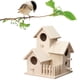 thumbnail image 1 of Casita de Madera para Pájaros de Exterior | Caja de Madera para Pájaros de Pared con Mirador | Decoración de Jardín para Terraza | 20,5 X 15,5 X 15,5 Cm, 1 of 7