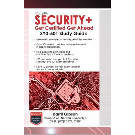 Pre-Owned CompTIA Security  Get Certified Get Ahead: SY0-501 Study Guide (Paperback) 1939136059 9781939136053