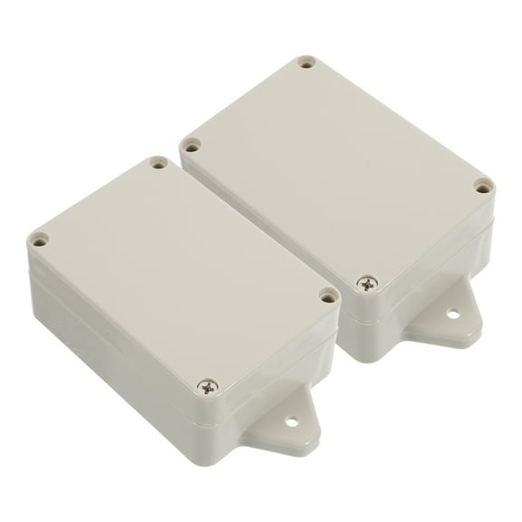OUNONA 2 Pcs Project Boxes for Electronics Enclosure Waterproof Box 8.30X5.80X3.50CM