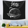 thumbnail image 1 of Tapiz de pared Gojira Room Aesthetic 150x130 cm en microtela, 1 of 2