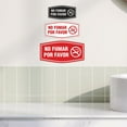 thumbnail image 6 of Signs ByLITA Fancy No Fumar Por Favor Sign (Ivory/Dark Brown) - Small, 6 of 8