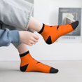 thumbnail image 2 of Fuzoiu Halloween Bats Print Adult Socks, Crew Moisture-wicking Socks, Unisex Cushion Crew Socks,Casual Sports Ankle Socks, 2 of 7