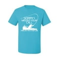 thumbnail image 2 of Missed Your Call Fishing Line Joke Fishing Men's Graphic T-Shirt, Light Turquoise, Small, 2 of 3