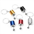 thumbnail image 7 of Creative Auto Part Model Gear Shifting Keychain Keyring ADHD Fidget Key Chain Gold, 7 of 7
