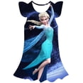 thumbnail image 1 of Disney Frozen Elsa princesa vestido de dibujos animados 3D estampado niñas vestido verano Frozen Elsa vestido Frozen sin mangas fiesta princesa vestidos 6M Gao Jinjia LED, 1 of 2