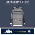 thumbnail image 5 of FORMRS School Backpack 17" Student Travel Bag with Laptop Compartment, Beige Plaid Pattern, 5 of 7