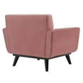 thumbnail image 4 of Modway Engage Channel Tufted Performance Velvet Armchair in Dusty Rose, 4 of 7
