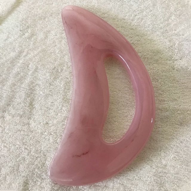 Herramienta de masaje Scienlodic Gua Sha con mango (resina) Herramienta de raspado Guasha más grande para masaje de espalda, cuello, cara, piernas, drenaje linfático, eliminación de celulitis