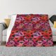 thumbnail image 1 of Fotbe Red Lips Kissing Manta de Franela con Estampado, Manta Ultrasuave para Cama, Sofá, Auto, Hipoalergénica y Antibolitas-80"x60", 1 of 6
