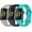 Rock Gray-Water Duck-Dark Blue, variant on 3 Pack Compatible with Fitbit Charge 5 / Charge 6 Watch Bands Women Men, Adjustable Soft Sport Replacement Silicone Watch Band Straps Wristbands Bracelet for Charge 5/Charge 6